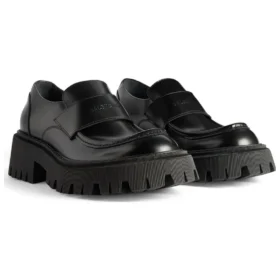 Tractor Loafers «Black Smooth Calfskin» 760439WA8E91000