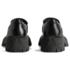Tractor Loafers-sko «Svart glatt kalveskinn» 760433WA8E91000