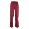 Treningsbukser med broderte paneler «Burgundy White» 601609TGV046260