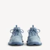 Triple S-canvas-sneaker for menn i blått