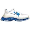 Triple S «Clear Sole – hvit/blå» 544351W09ON9169