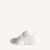 Triple S Glitter Spray-sneakers for kvinner i hvitt/sølv