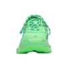 Triple S-joggesko med gjennomsiktig såle «Neon Green» 544351W2CF13801