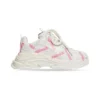 Triple S Logotype Sneaker «White and Pink Technical Material» 654251W2FAB9050
