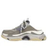 Triple S Mules «Grey Blue Double Foam and Mesh» 755687W3SM11259