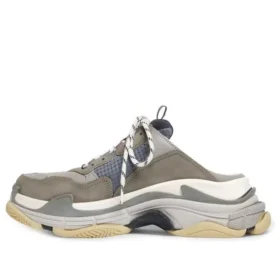 Triple S Mules «Grey Blue Double Foam and Mesh» 755687W3SM11259