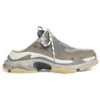 Triple S Mules «Grey Blue Double Foam and Mesh» 755687W3SM11259