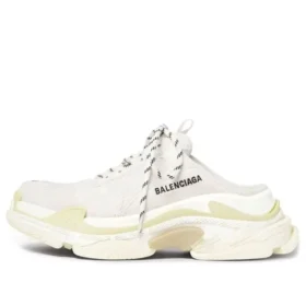 Triple S Mules «White Double Foam and Mesh» 755686W3SM29097