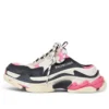 Triple S-Mules «White Pink and Black Double Foam and Mesh» 755686W3SM15671