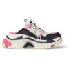 Triple S-Mules «White Pink and Black Double Foam and Mesh» 755686W3SM15671