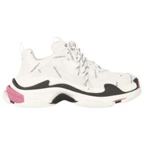Triple S-Sneaker «Allover Logo White Pink» 524039W2FA49155