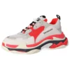 Triple S-Sneaker «Grey Red» 536737W09OH6495