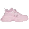 Triple S-sneaker med imitert pels «Pink» 668562W3CQ55000