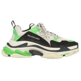 Triple S-sneaker «White Green Fluo» 536737W09O69063