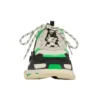 Triple S-sneaker «White Green Fluo» 536737W09O69063