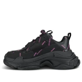 Triple S-Sneakers «All Over Logo – Black Pink» 524039W2FA11050