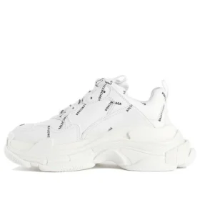 Triple S-Sneakers «All Over Logo – hvit» 524039W2FA19010