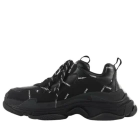Triple S-Sneakers «Allover Logo – Black» 536737W2FA11090