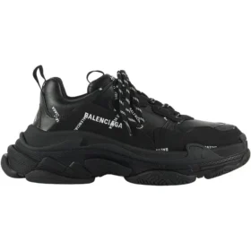 Triple S-Sneakers «Allover Logo – Black» 536737W2FA11090