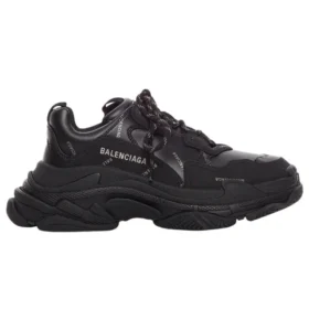 Triple S-Sneakers «Allover Logo – svart» 536737W2FA21081