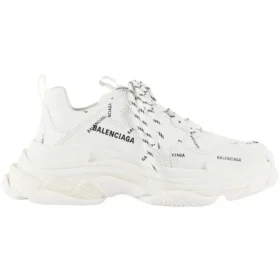 Triple S-Sneakers «Allover Logo – White» 536737W2FA19010