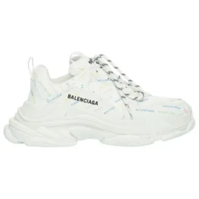 Triple S-Sneakers «Allover Logo – White Multi» 536737W2FA89083