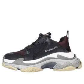 Triple S-Sneakers «Black Purple» 536737W09OH1091