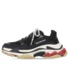 Triple S-Sneakers «Black Red» 533882W09OM1000