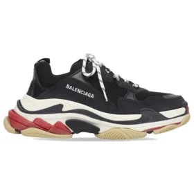 Triple S-Sneakers «Black Red» 533882W09OM1000