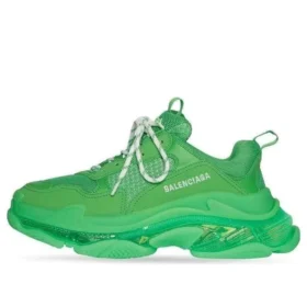Triple S-Sneakers «Clear Sole Green» 541624W2GA13510