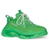 Triple S-Sneakers «Clear Sole Green» 541624W2GA13510