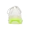 Triple S-Sneakers «Clear Sole – hvit fluo-gul» 544351W2FR19073