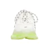 Triple S-Sneakers «Clear Sole – hvit fluo-gul» 544351W2FR19073