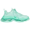 Triple S-Sneakers «Clear Sole – Mint» 544351W2GA14500