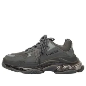 Triple S-Sneakers «Clear Sole – mørk grå» 541624W2GA11801