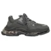 Triple S-Sneakers «Clear Sole – mørk grå» 541624W2GA11801