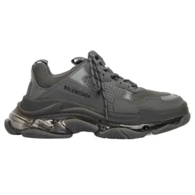 Triple S-Sneakers «Clear Sole – mørk grå» 541624W2GA11801