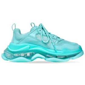 Triple S-Sneakers «Clear Sole Turquoise» 541624W2GA14590