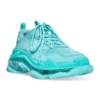 Triple S-Sneakers «Clear Sole Turquoise» 541624W2GA14590