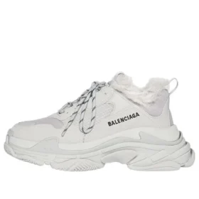 Triple S-Sneakers «Faux Fur – Grey» 668562W3CQ51210