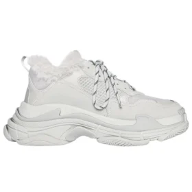 Triple S-Sneakers «Faux Fur – Grey» 668562W3CQ51210