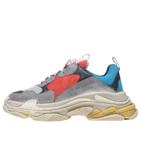 Triple S-Sneakers «Grey Blue Red» 512175W09O24365