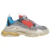 Triple S-Sneakers «Grey Blue Red» 512175W09O24365