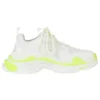 Triple S-Sneakers «Hvit fluorescerende gul» 524039W2CA37390
