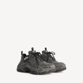 Triple S-Sneakers i svart for menn
