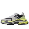 Triple S-Sneakers «Lys grå, neongul» 533888W09T21293