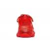 Triple S-sneakers med gjennomsiktig såle «Red» 541624W2CE16500