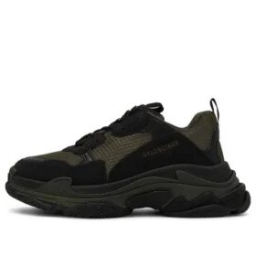 Triple S-Sneakers «Olive Green Black» 536737W2FW24010