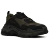 Triple S-Sneakers «Olive Green Black» 536737W2FW24010