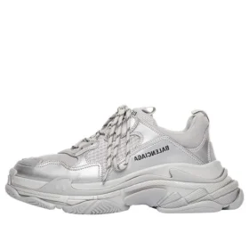 Triple S-Sneakers «Silver Metallic» 536737W2FS28100